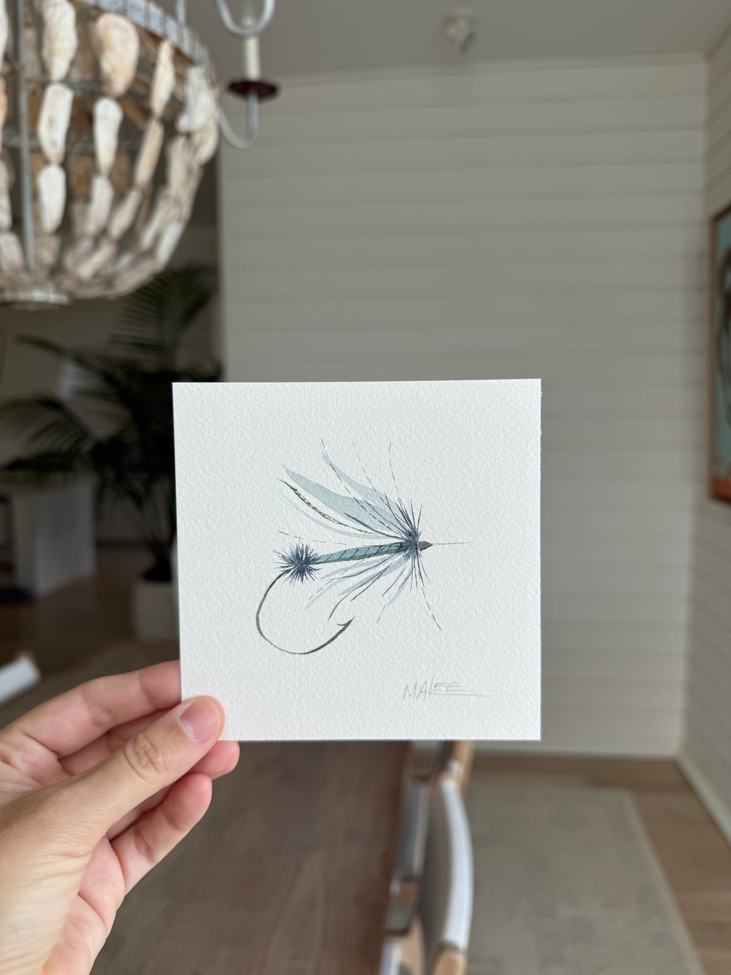 Watercolor flies