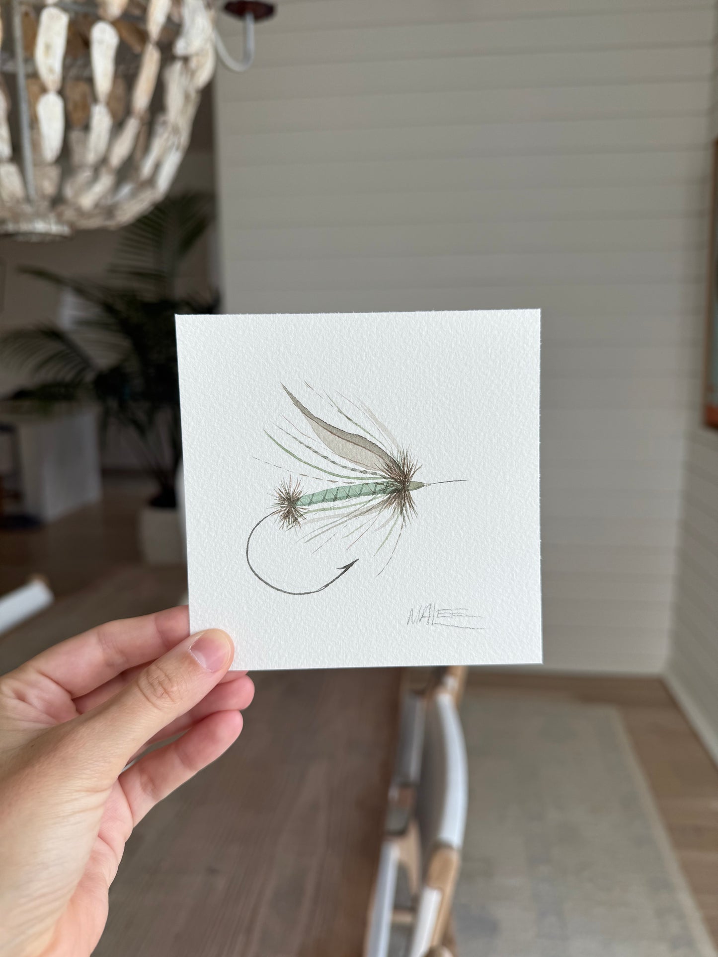 Watercolor flies