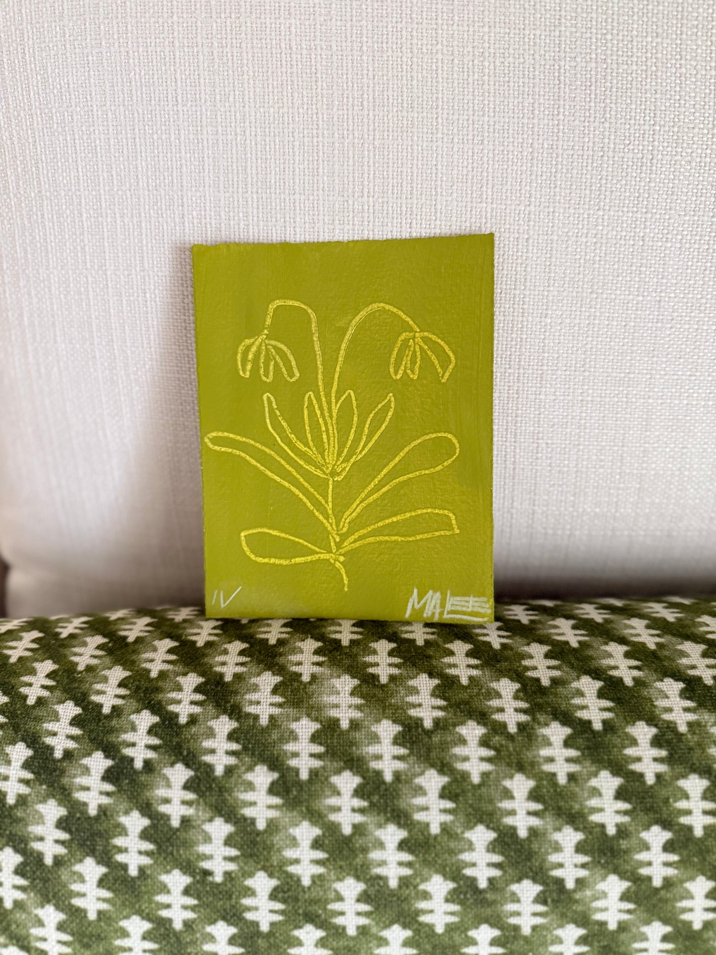 Monochrome botanicals I-IV