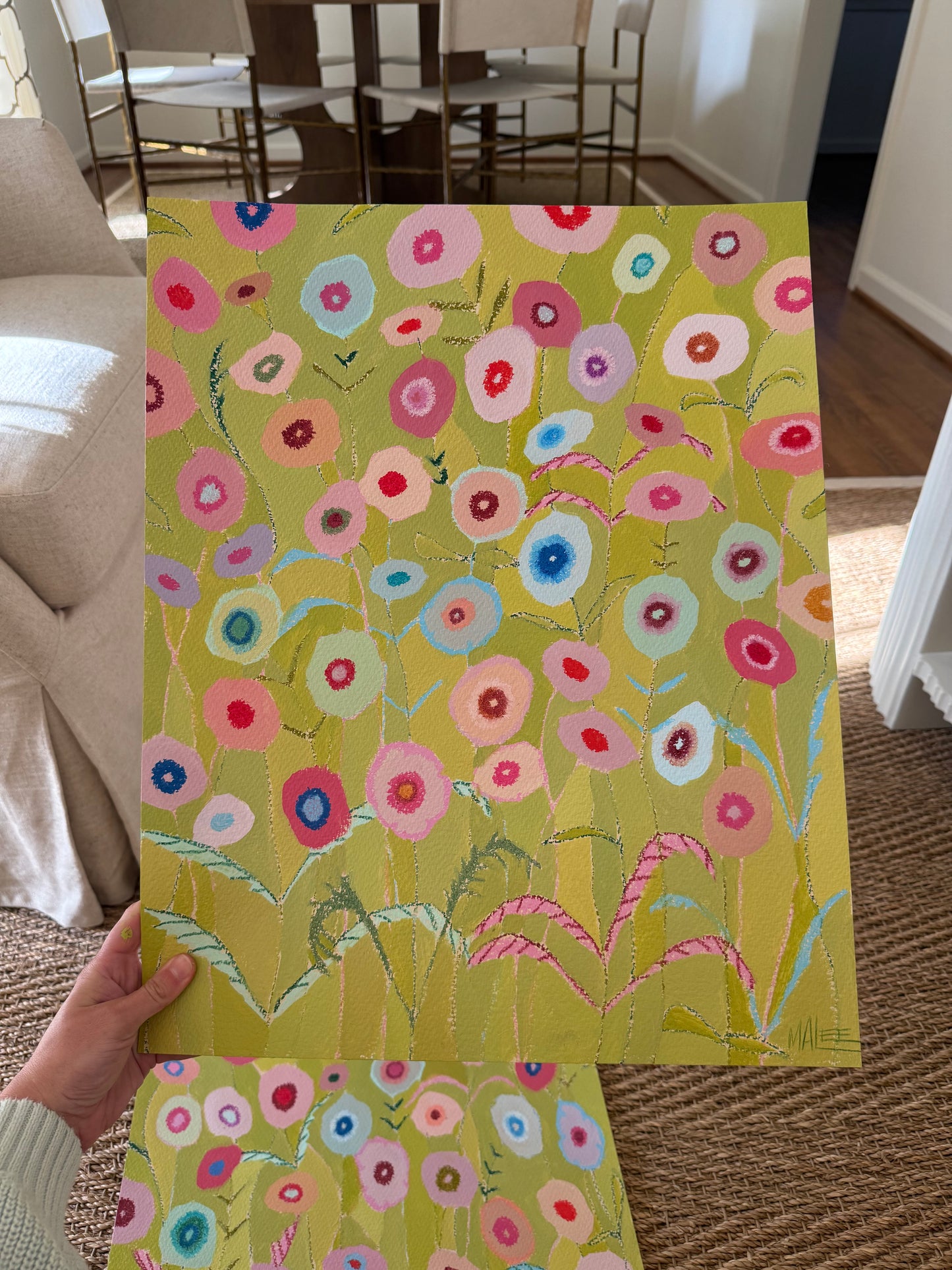 Poppies on paper v. III