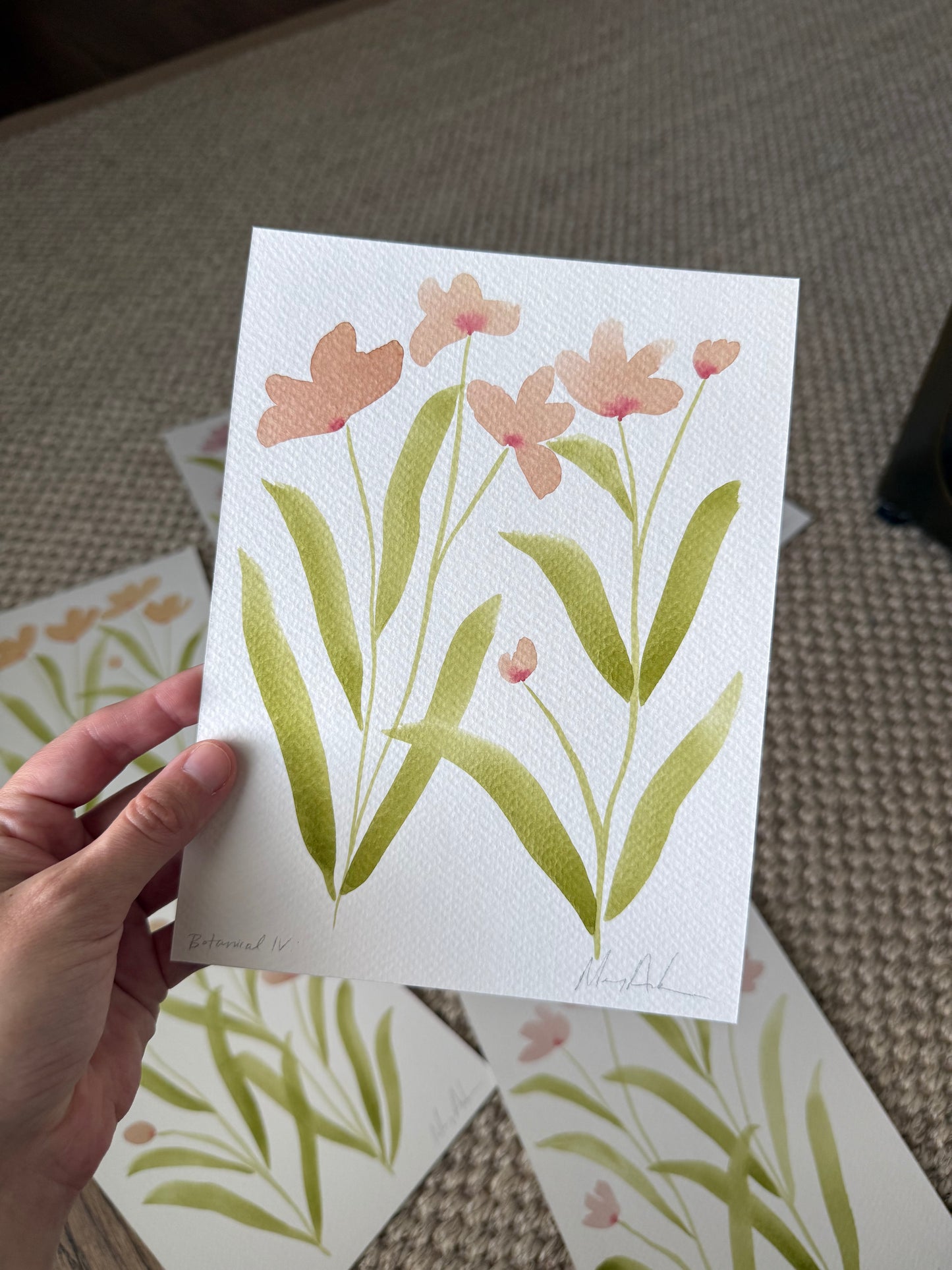 Watercolor botanicals