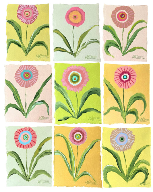 Statement blooms I-IX