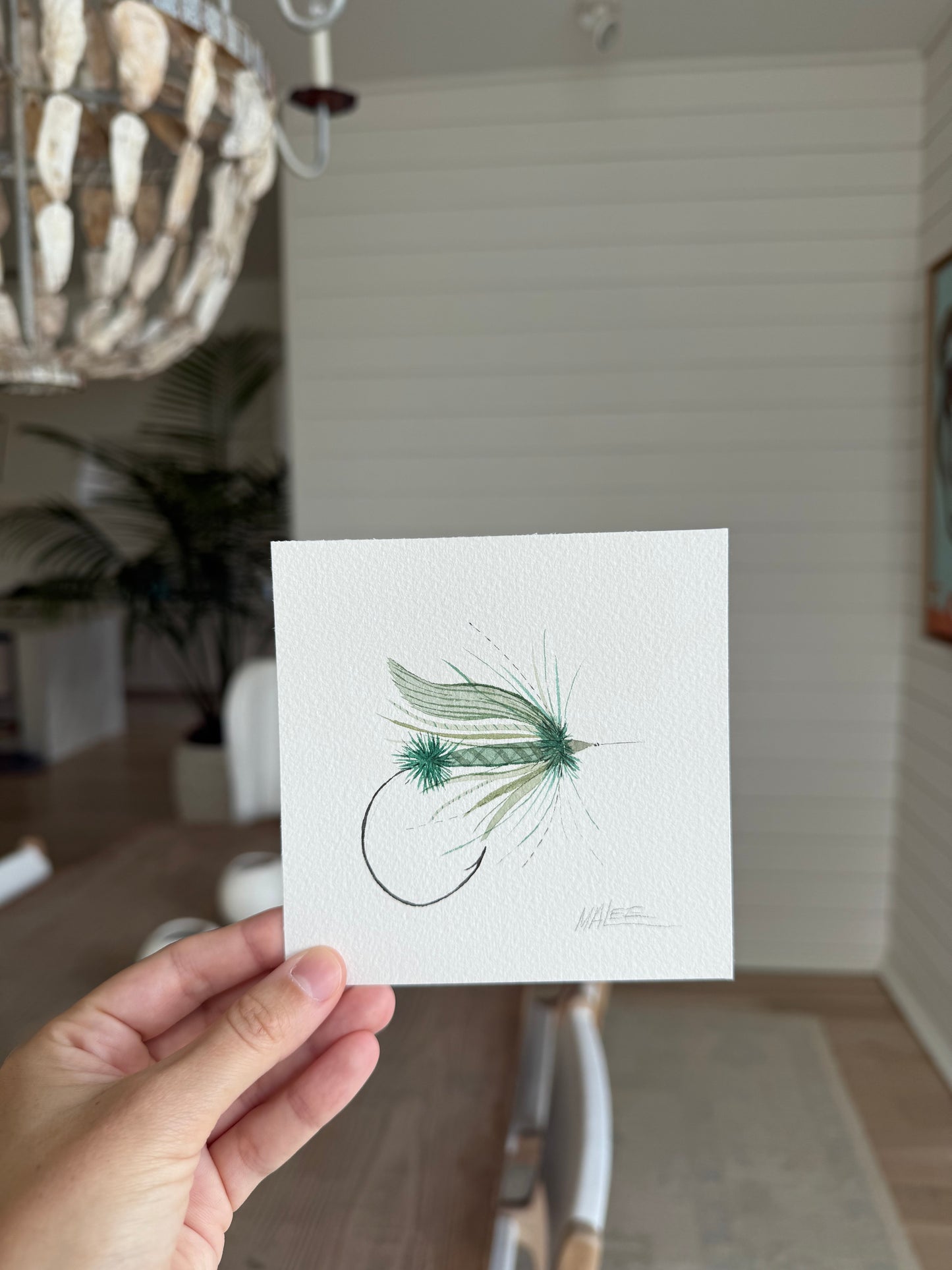 Watercolor flies