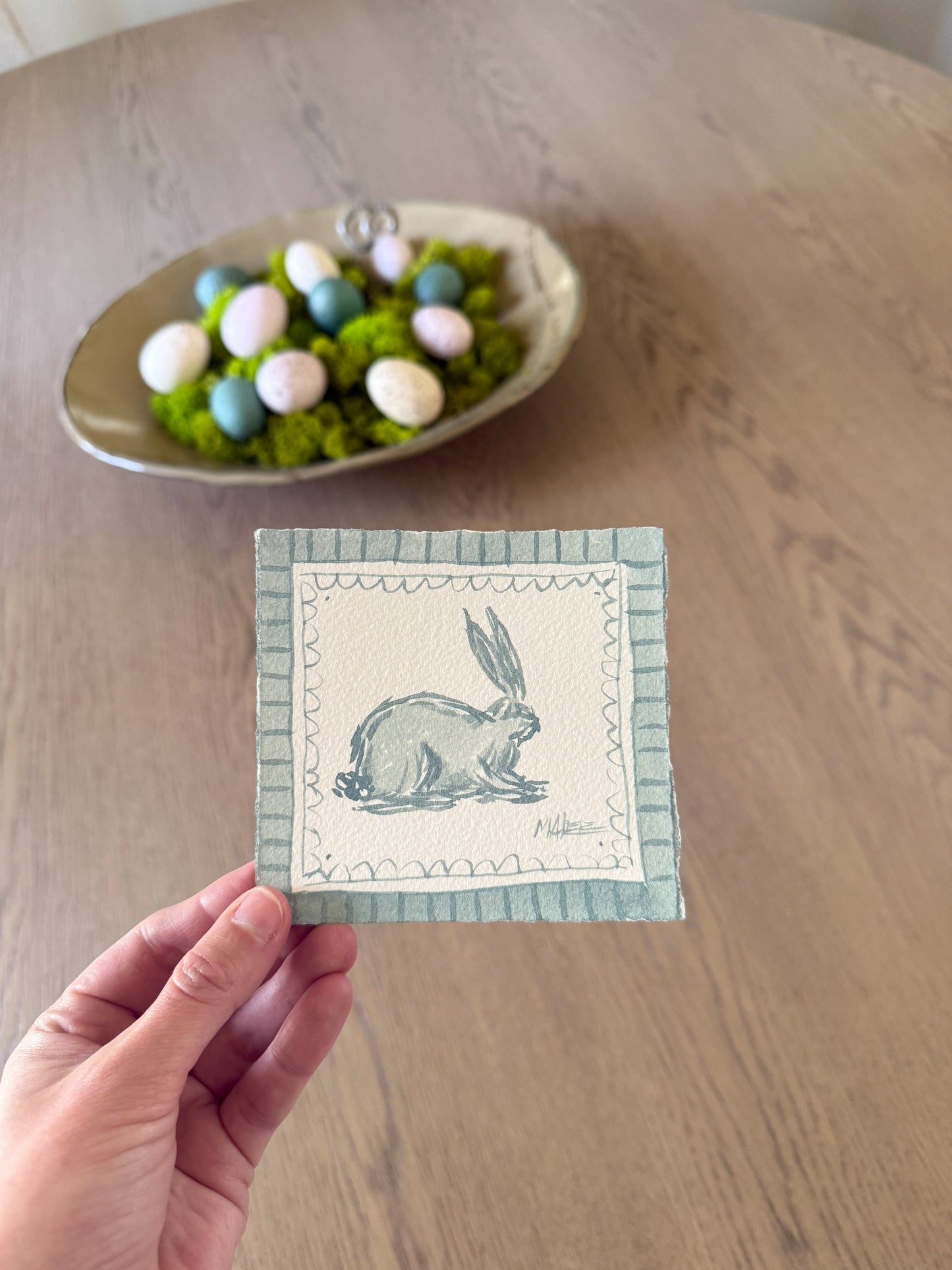 Watercolor bunnies