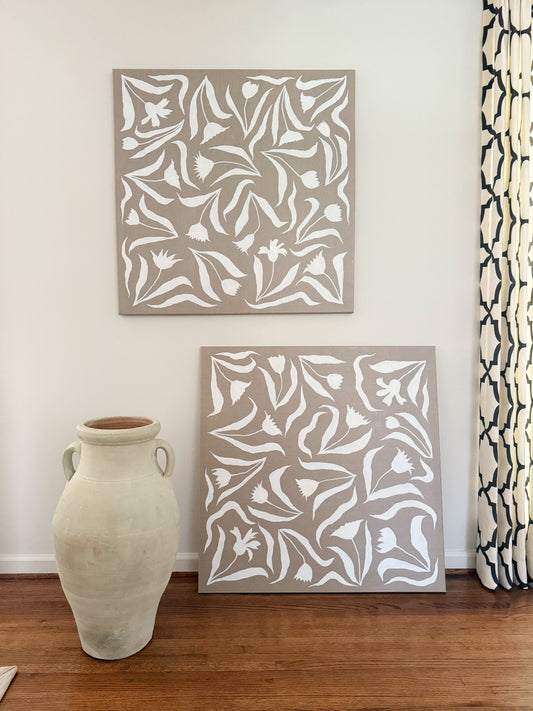 White flowers II & III