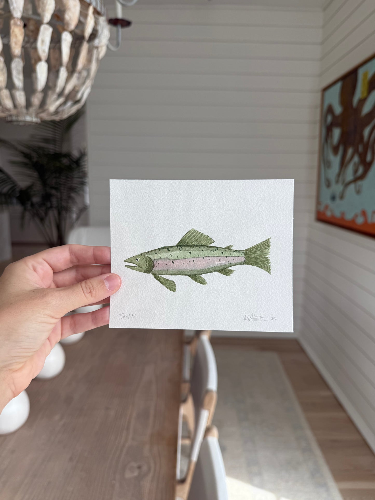 Watercolor trout