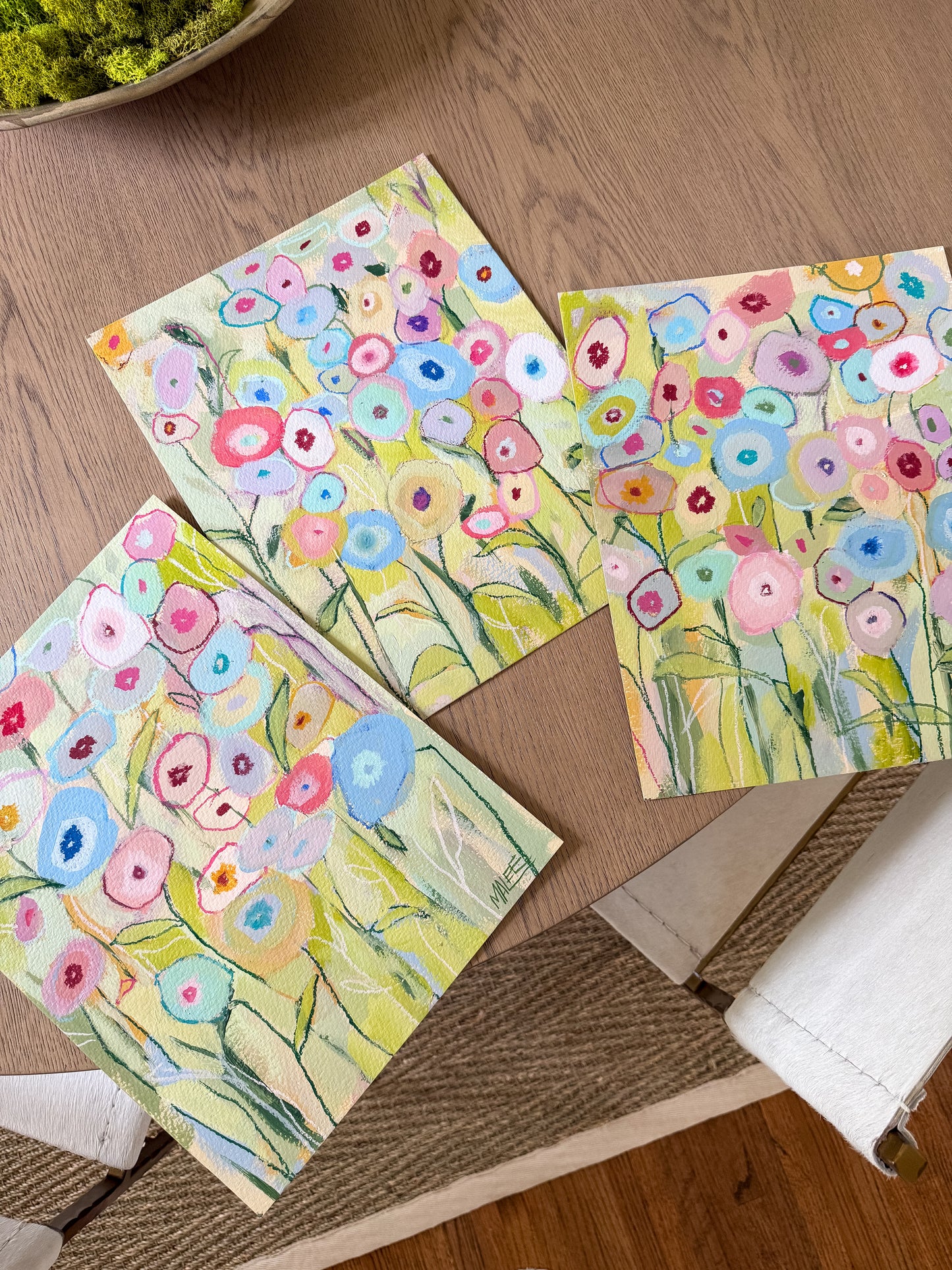 Poppies on paper v. I