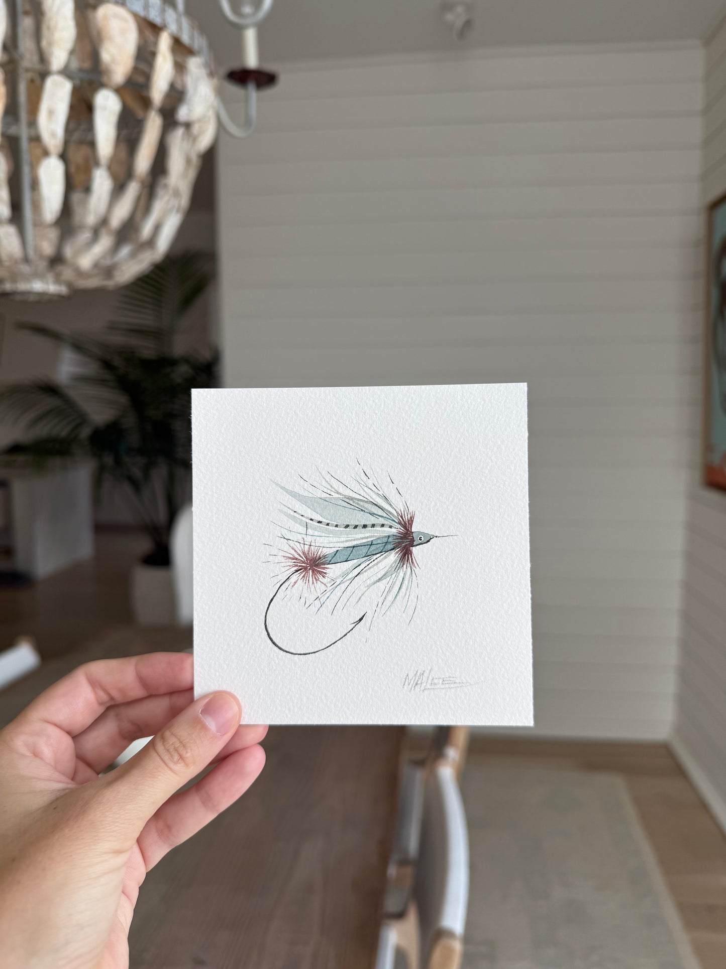 Watercolor flies