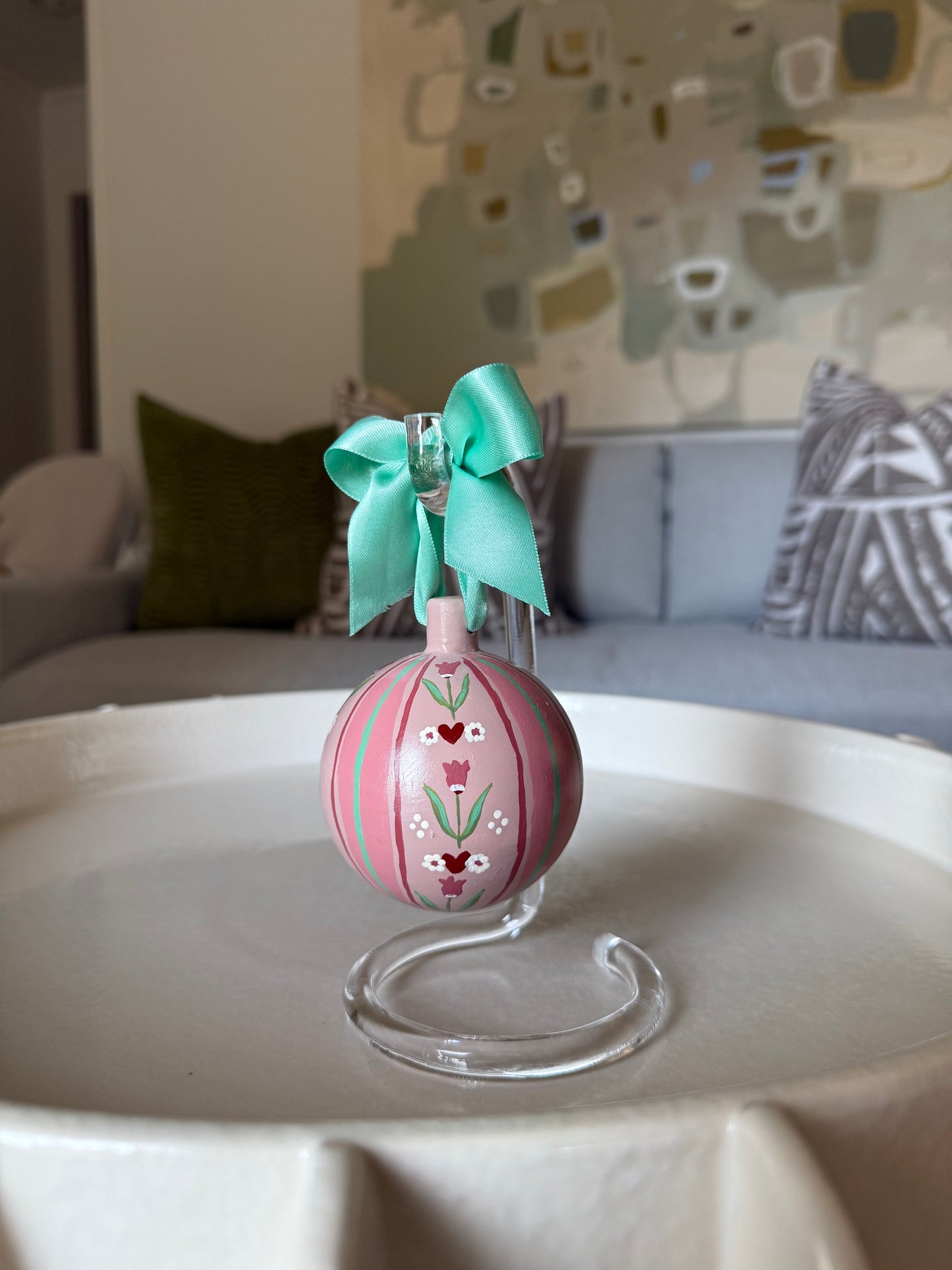 Hand-painted ornaments