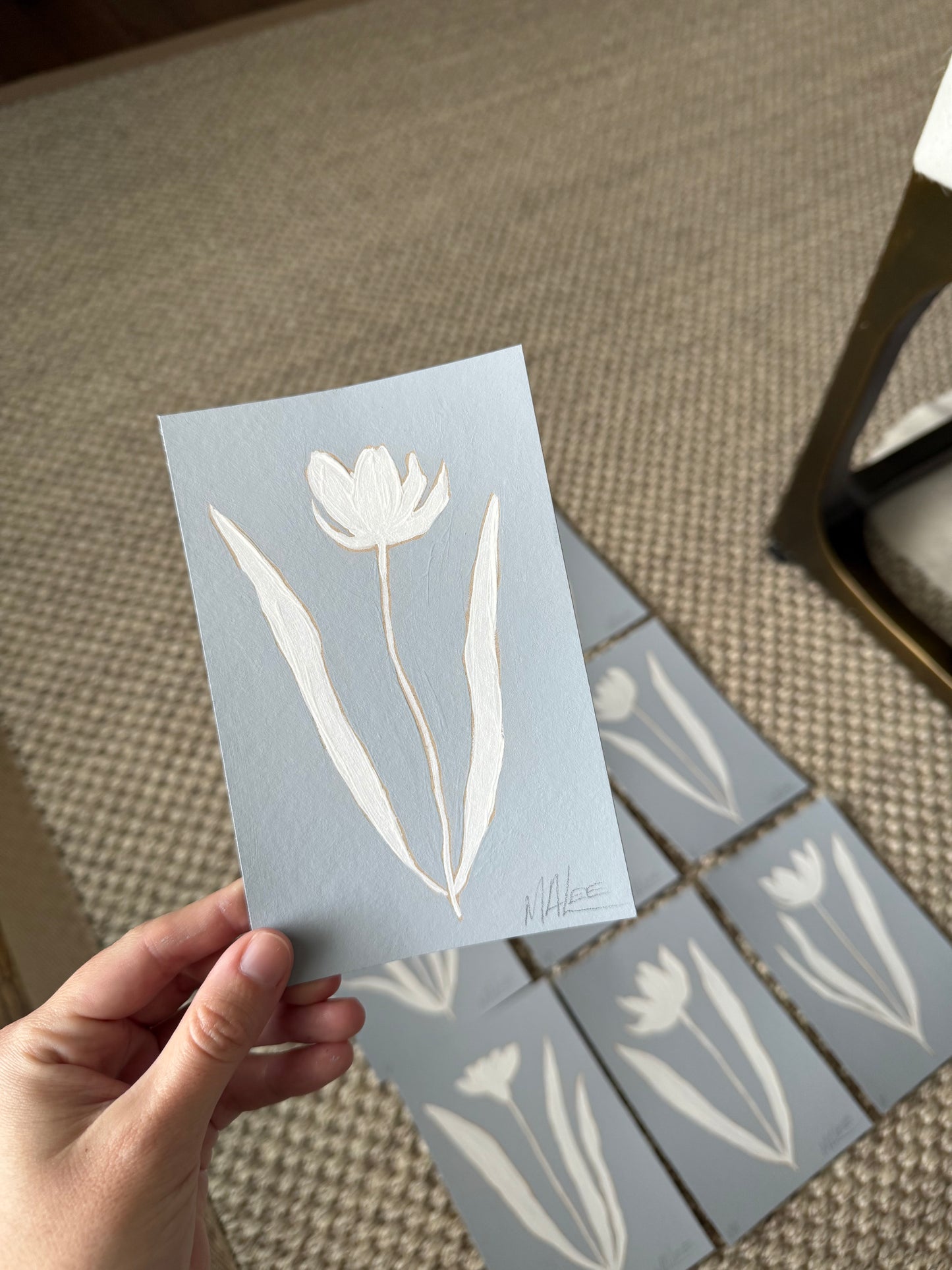 French blue botanicals