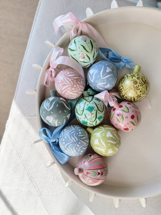 Hand-painted ornaments