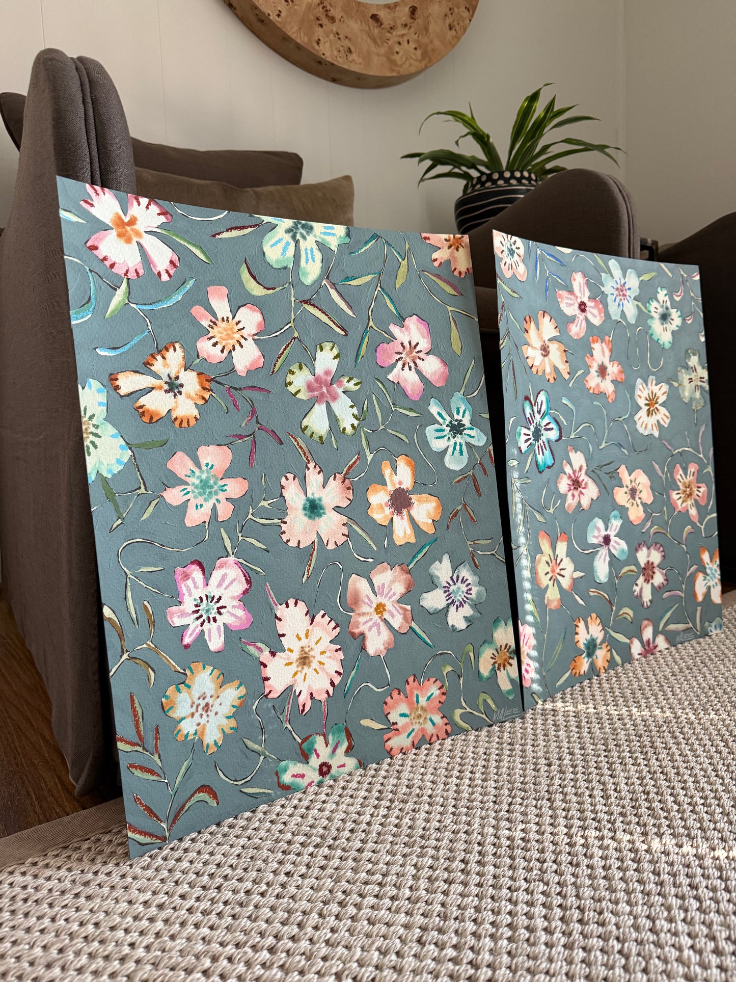 Bright blossoms I & II