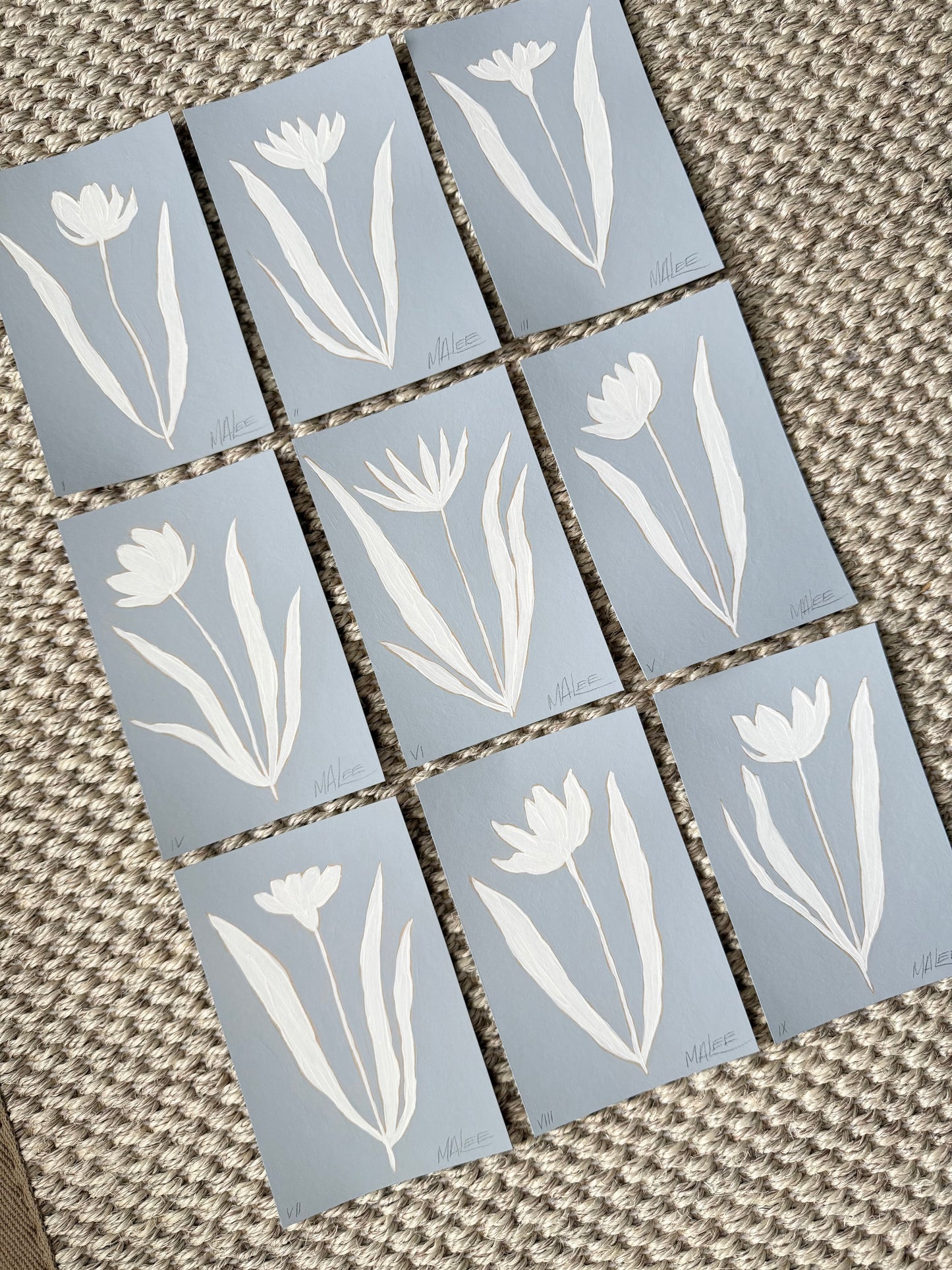French blue botanicals