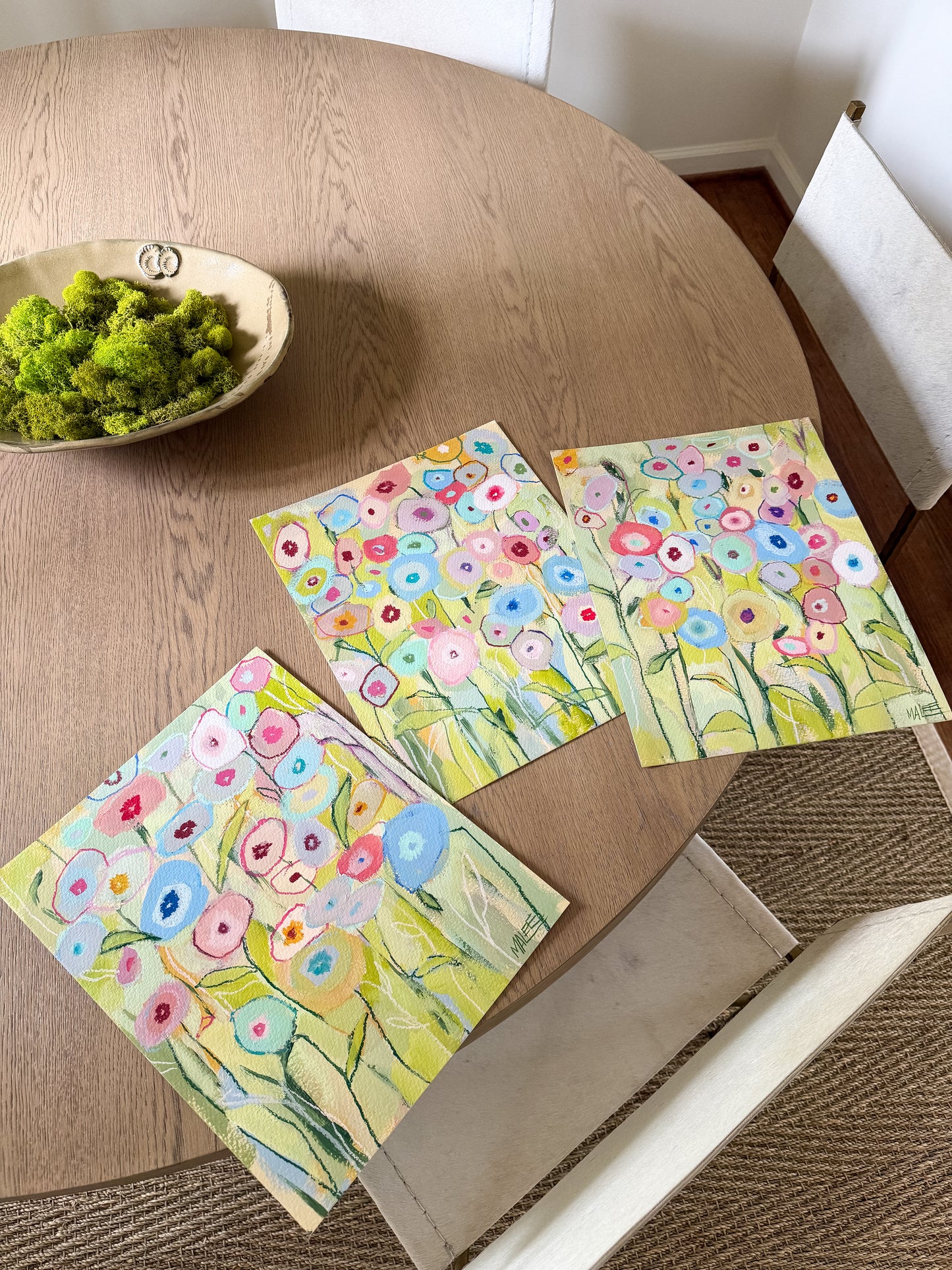 Poppies on paper v. I