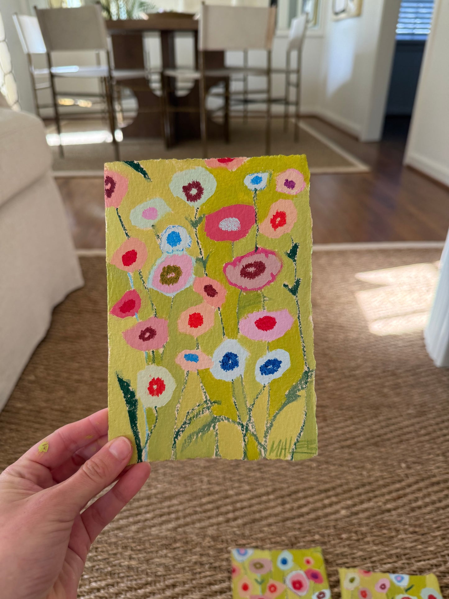 Poppies on paper v. III