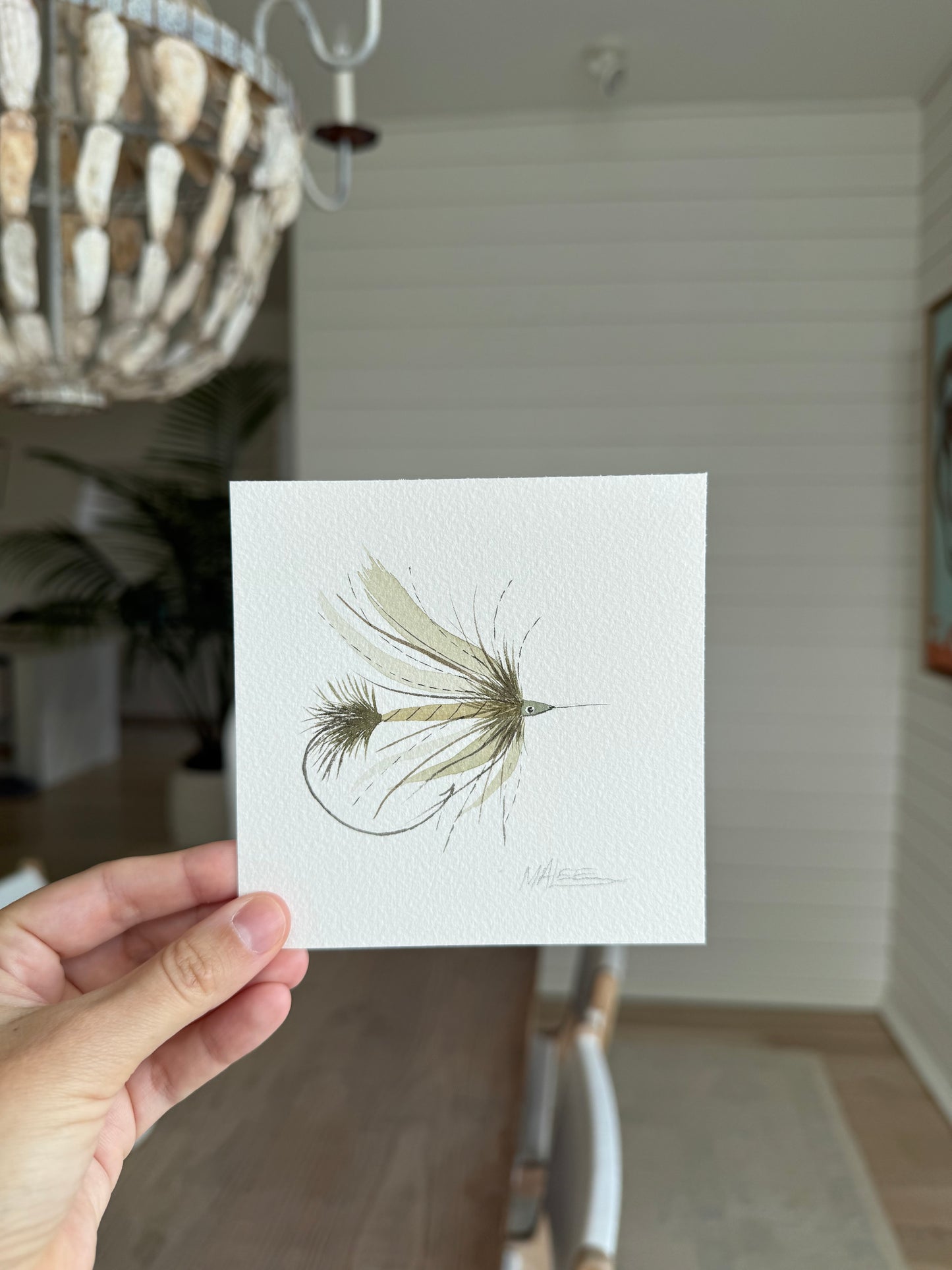 Watercolor flies