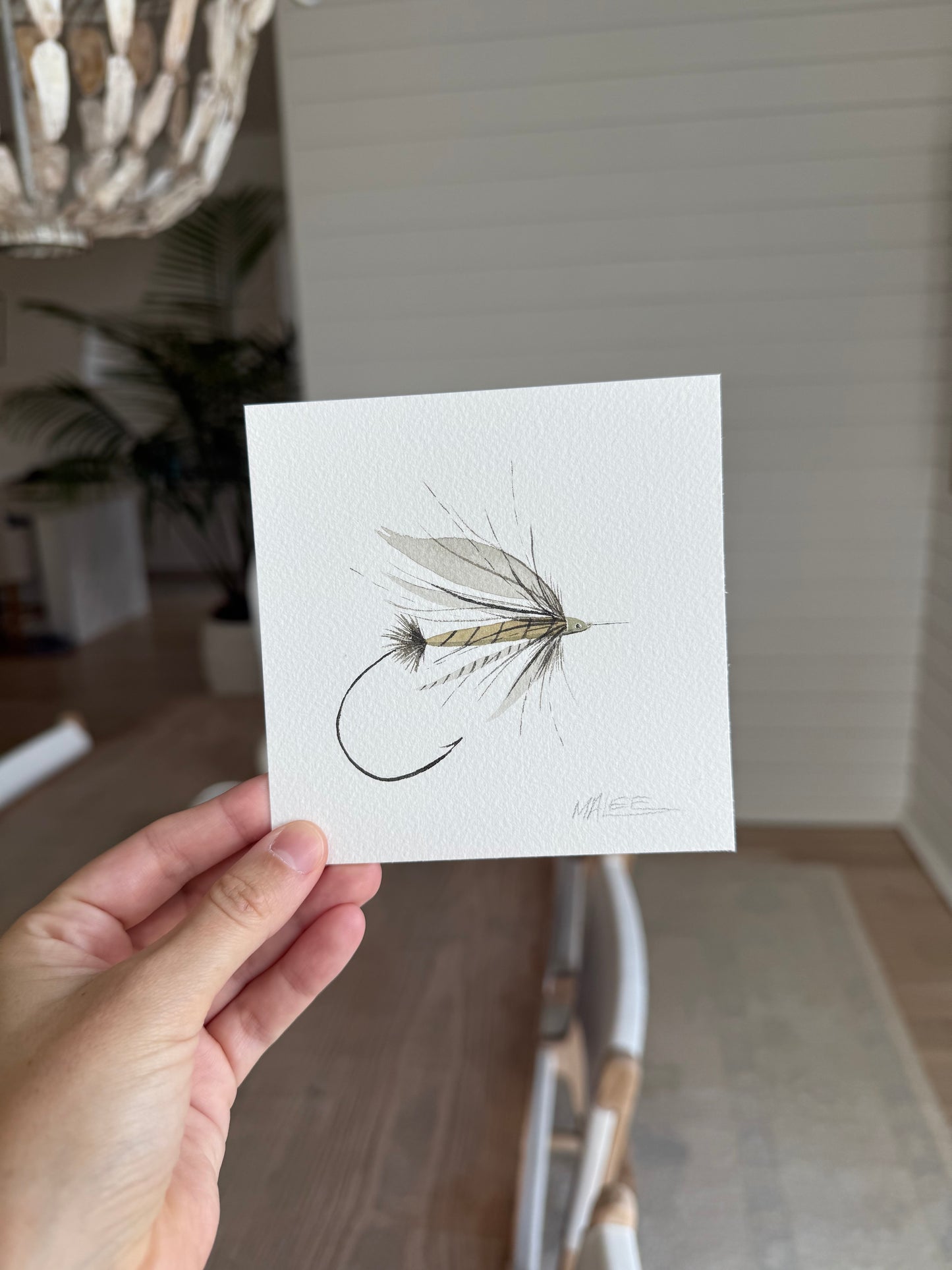 Watercolor flies