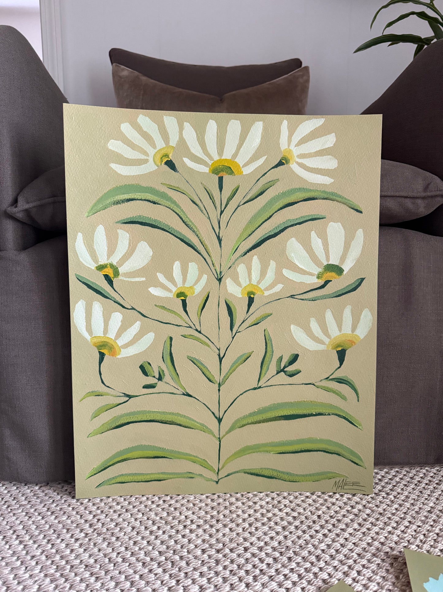 Block print bloom