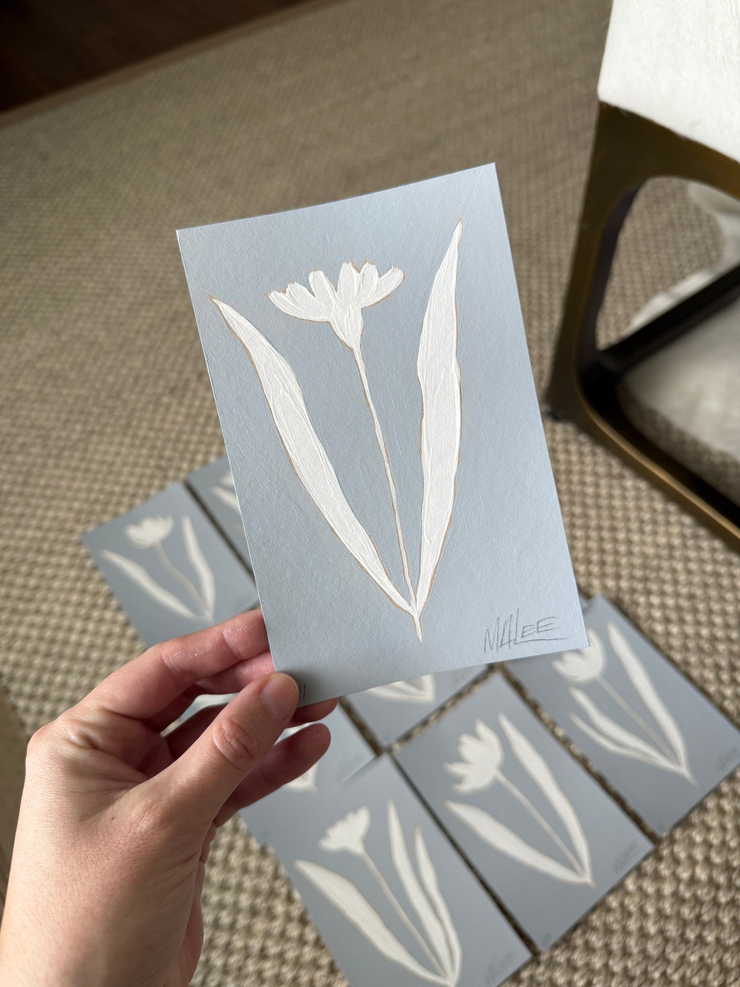 French blue botanicals