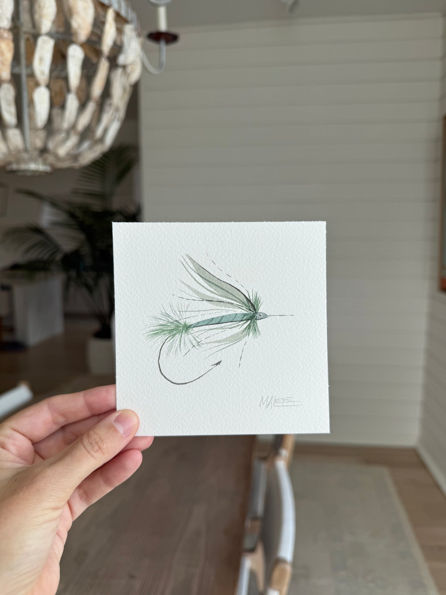 Watercolor flies