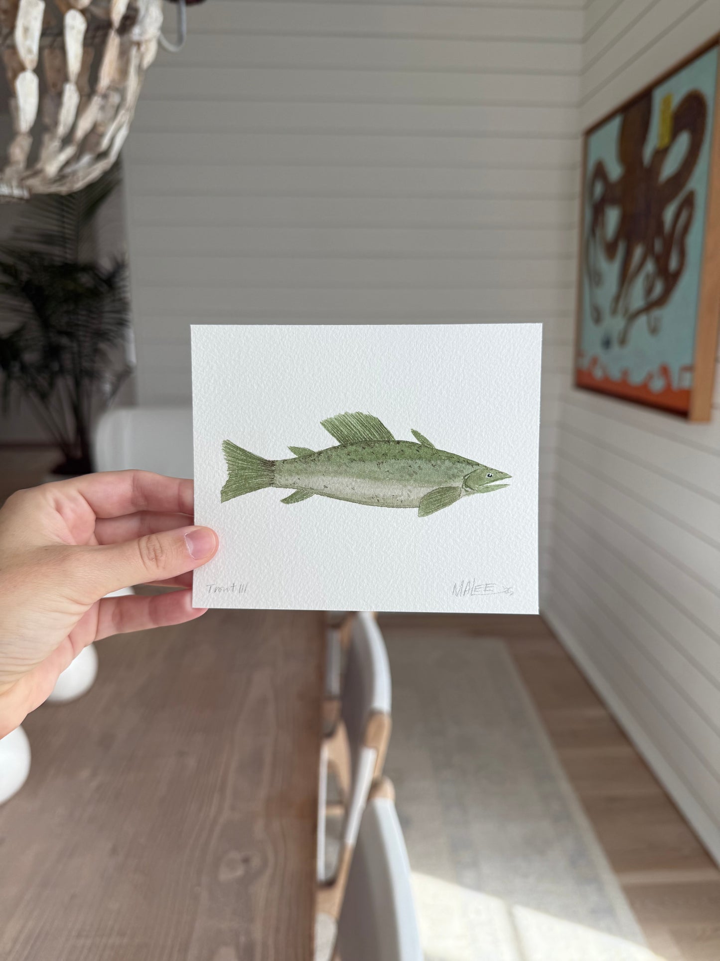 Watercolor trout