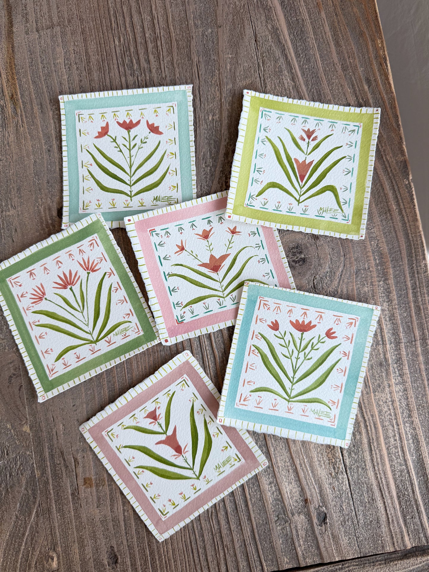 Botanic tiles