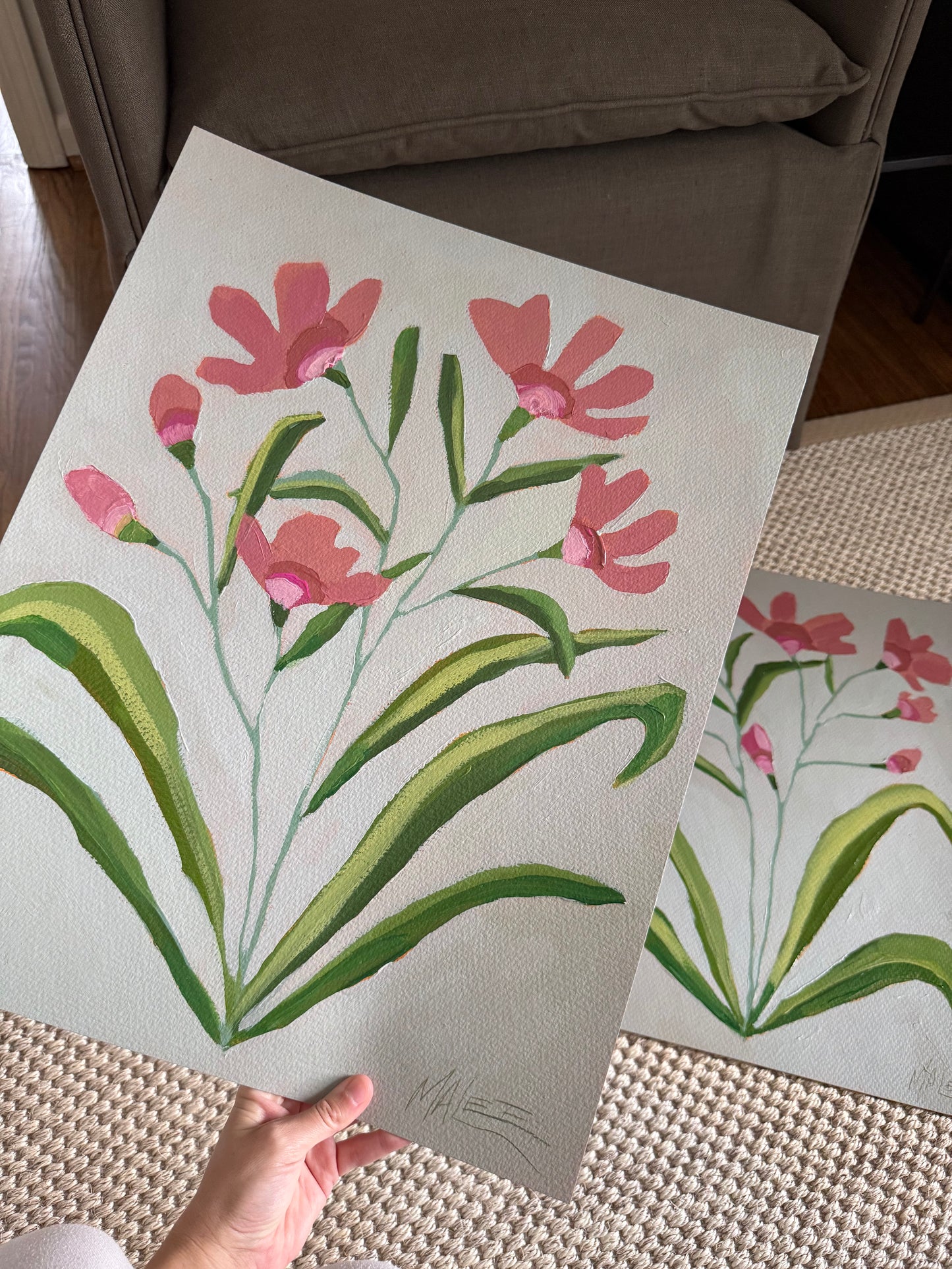 Thinking pink I & II