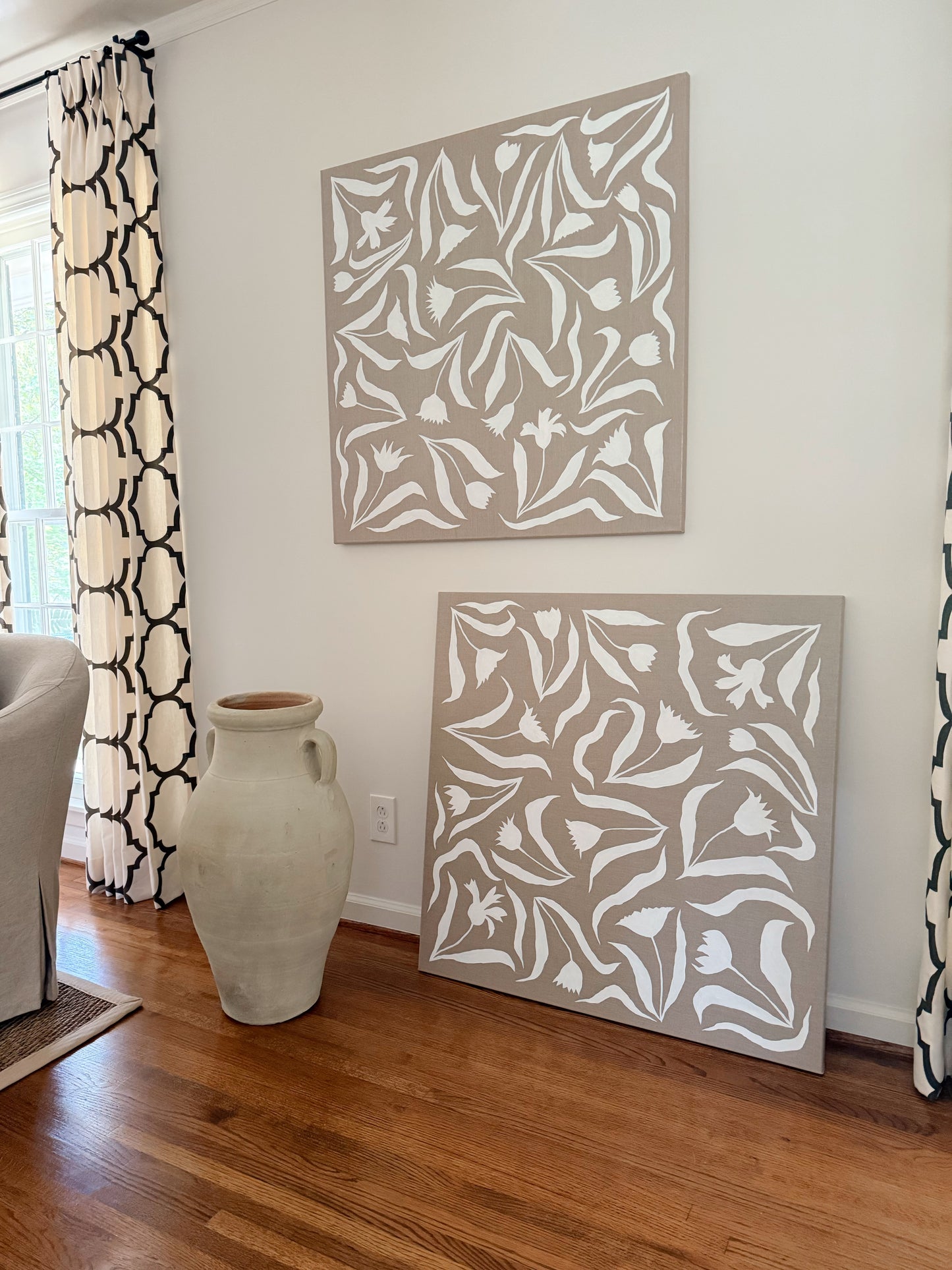 White flowers II & III