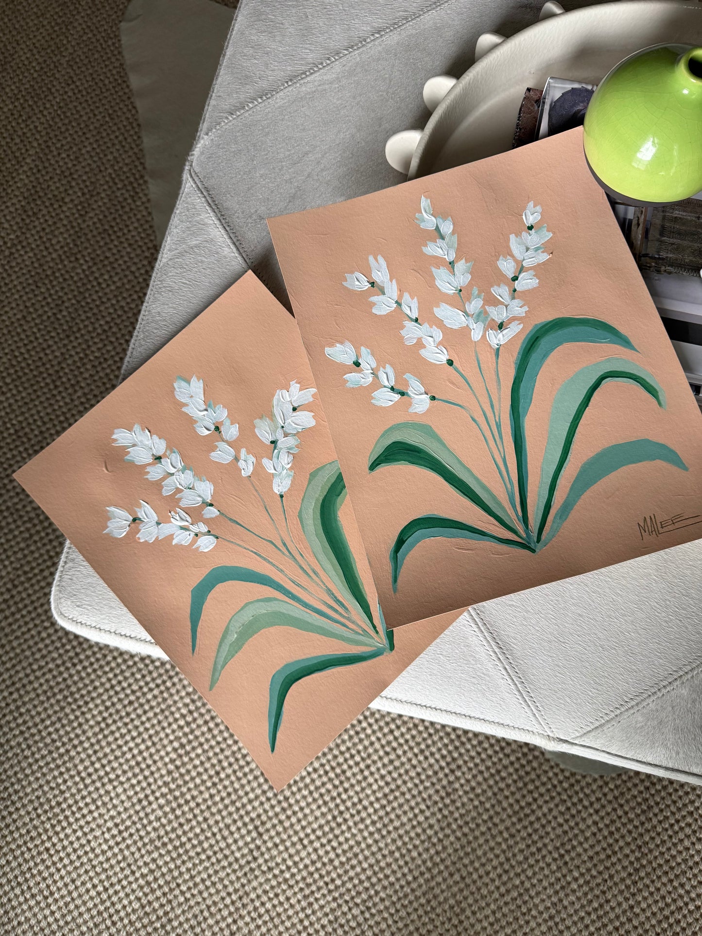 White botanicals