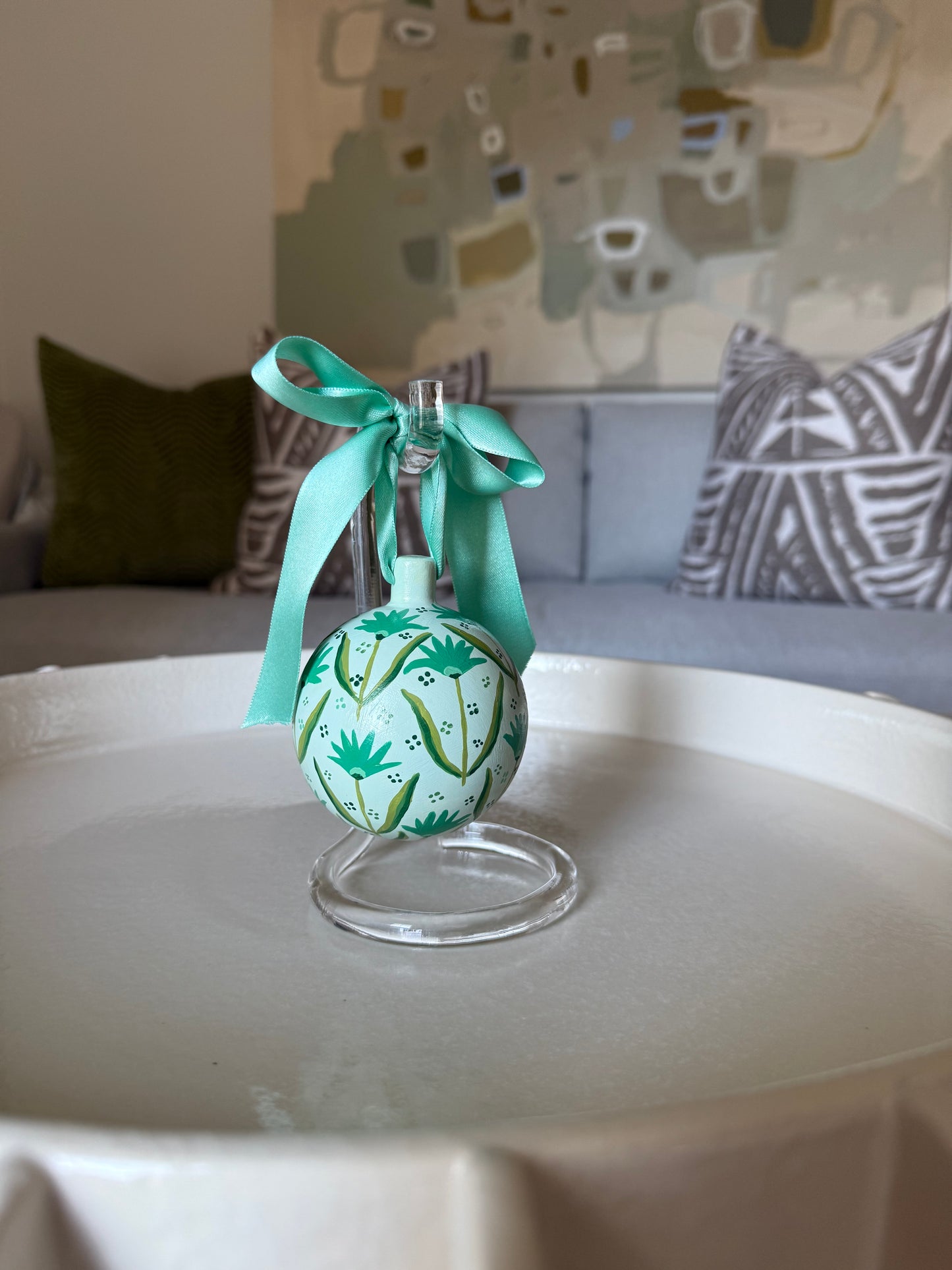 Hand-painted ornaments