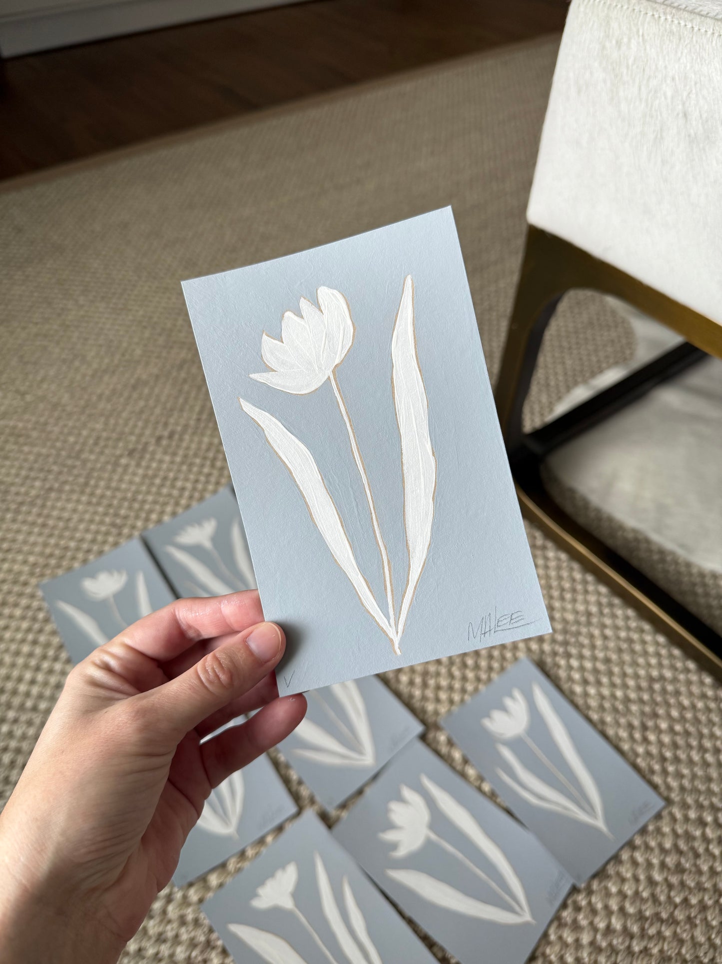 French blue botanicals