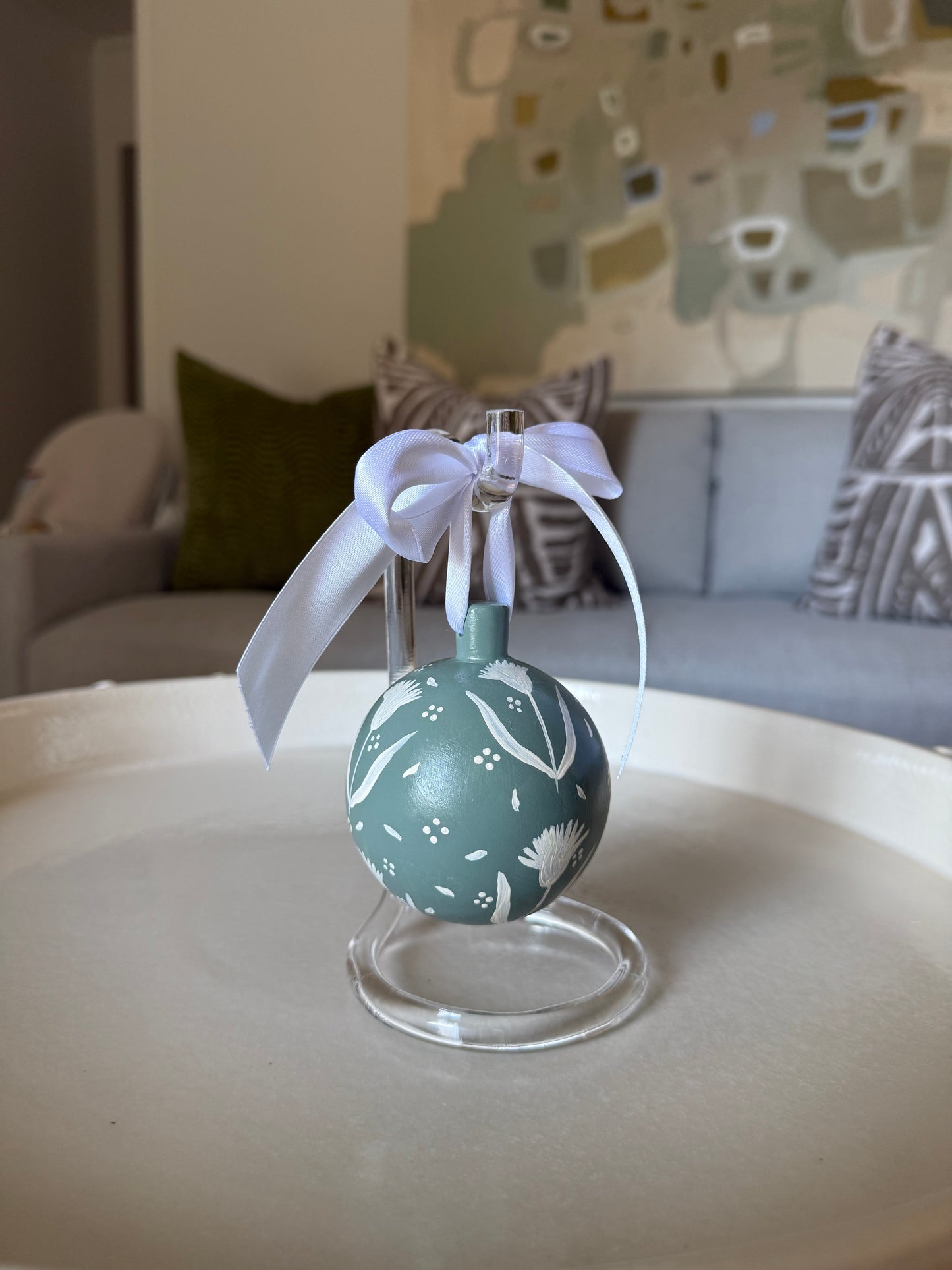 Hand-painted ornaments